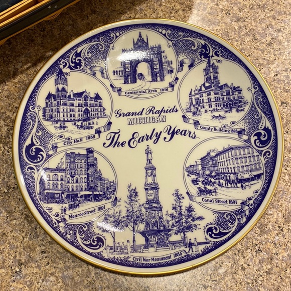 Gorham Other - Grand Rapids Michigan Gorham China Bicentennial Limited Edition 803/1000 Plate